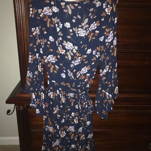 AE Floral Wrap Dress